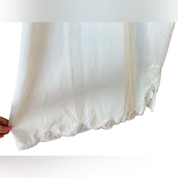 Vintage kayser slip dress white size 34 - Picture 5 of 6
